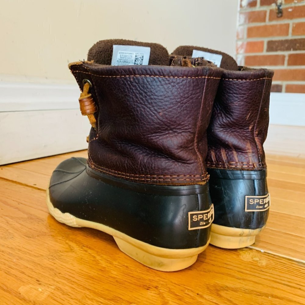 Sperry Top-Sider Saltwater Duck Boots Women's Brown - US 8 - Picture 6 of 14